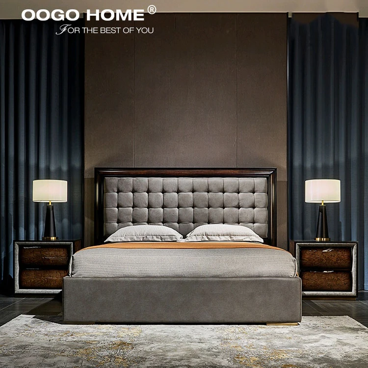 
Modern bed double bed 2021 popular furniture bedroom furniture luxury bed 