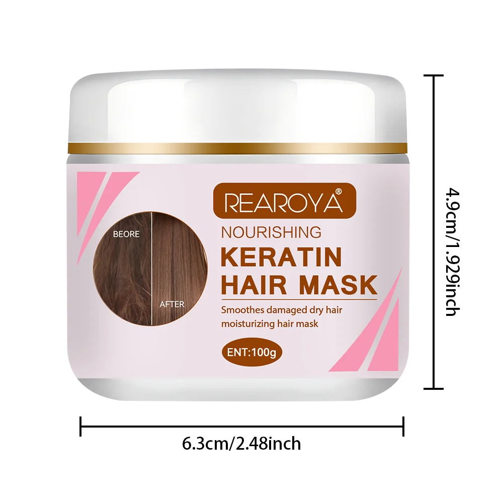 Private Label Smoothing Damaged Dry Hair Moisturizing Nourishing Keratin Hair Mask