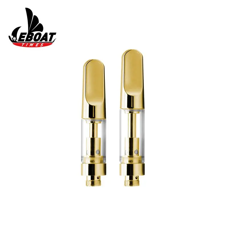 
100% No Leak Vape Gold Cartridge Wholesale Full Glass Structure Vape Cartridge 