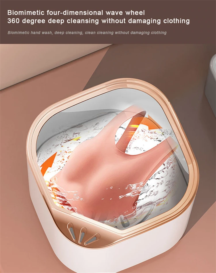 2024 Popular 3-4 Clothes Mini Hand Washer and Dryer for Camping