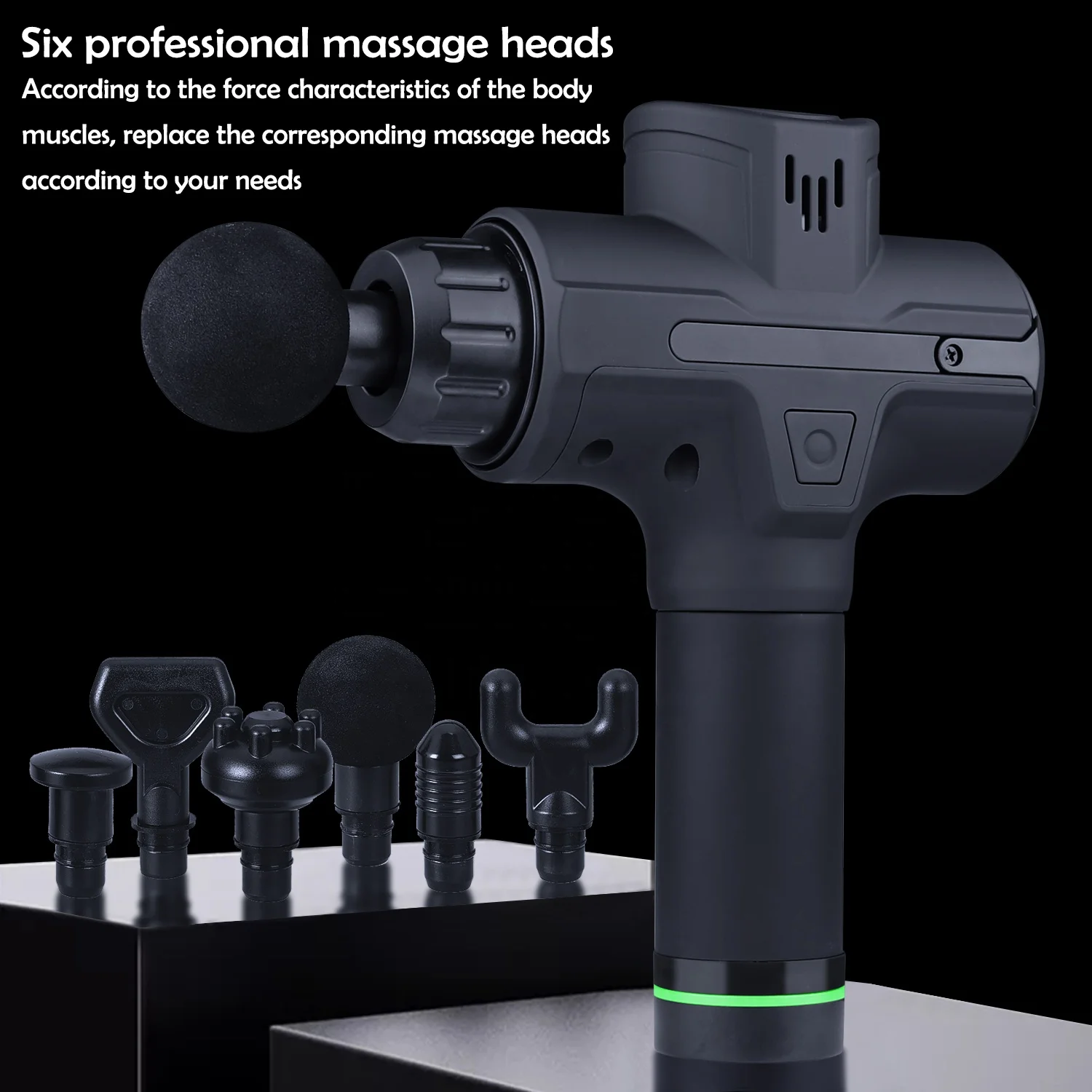 2022 Новое поступление 2500 мАч литиевая батарея 30 скоростей Портативный Массажный пистолет Мощный дешевый китайский массажный пистолет на заказ для Atheletes