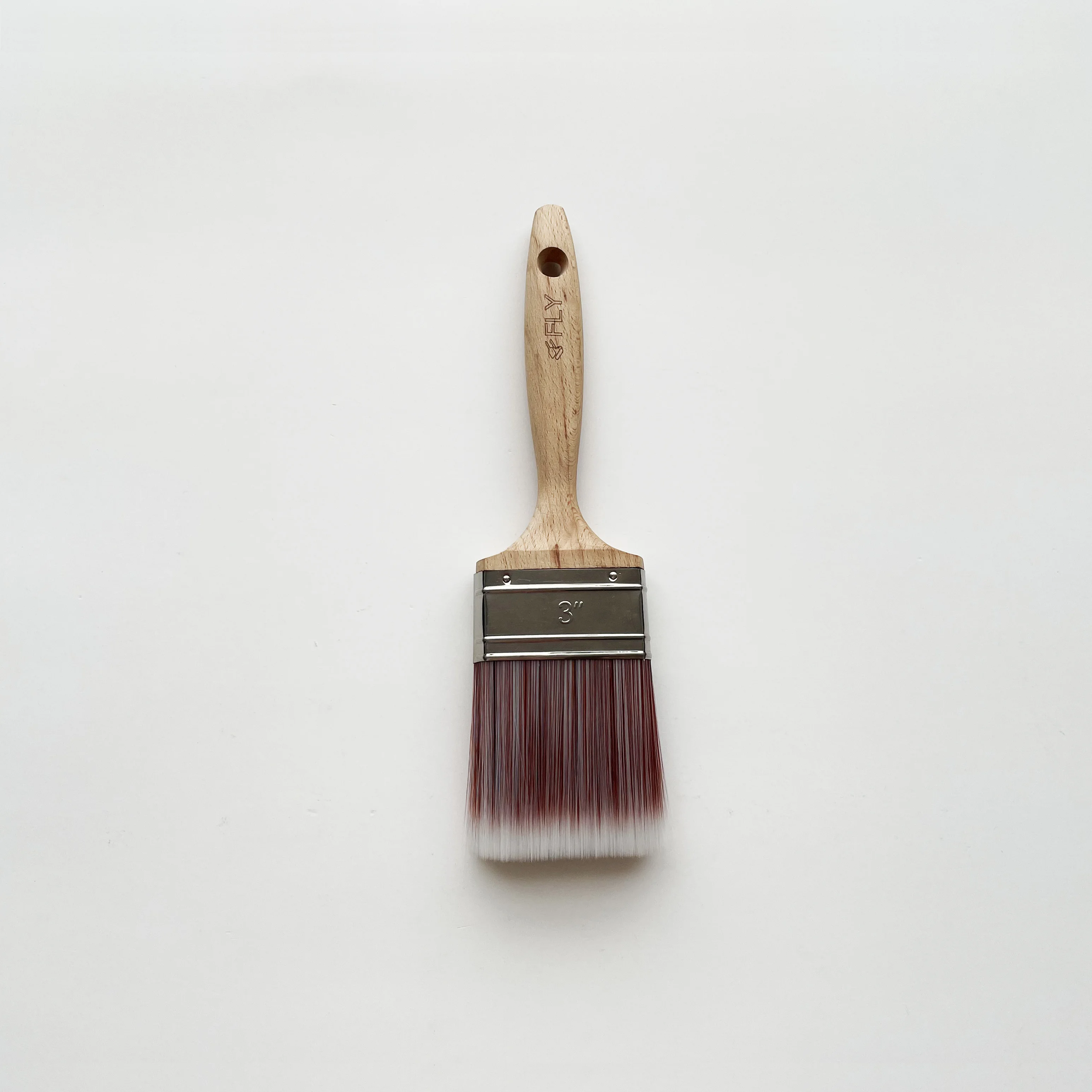 High grade bulk paint brushes 3 inch wooden handle paint brush