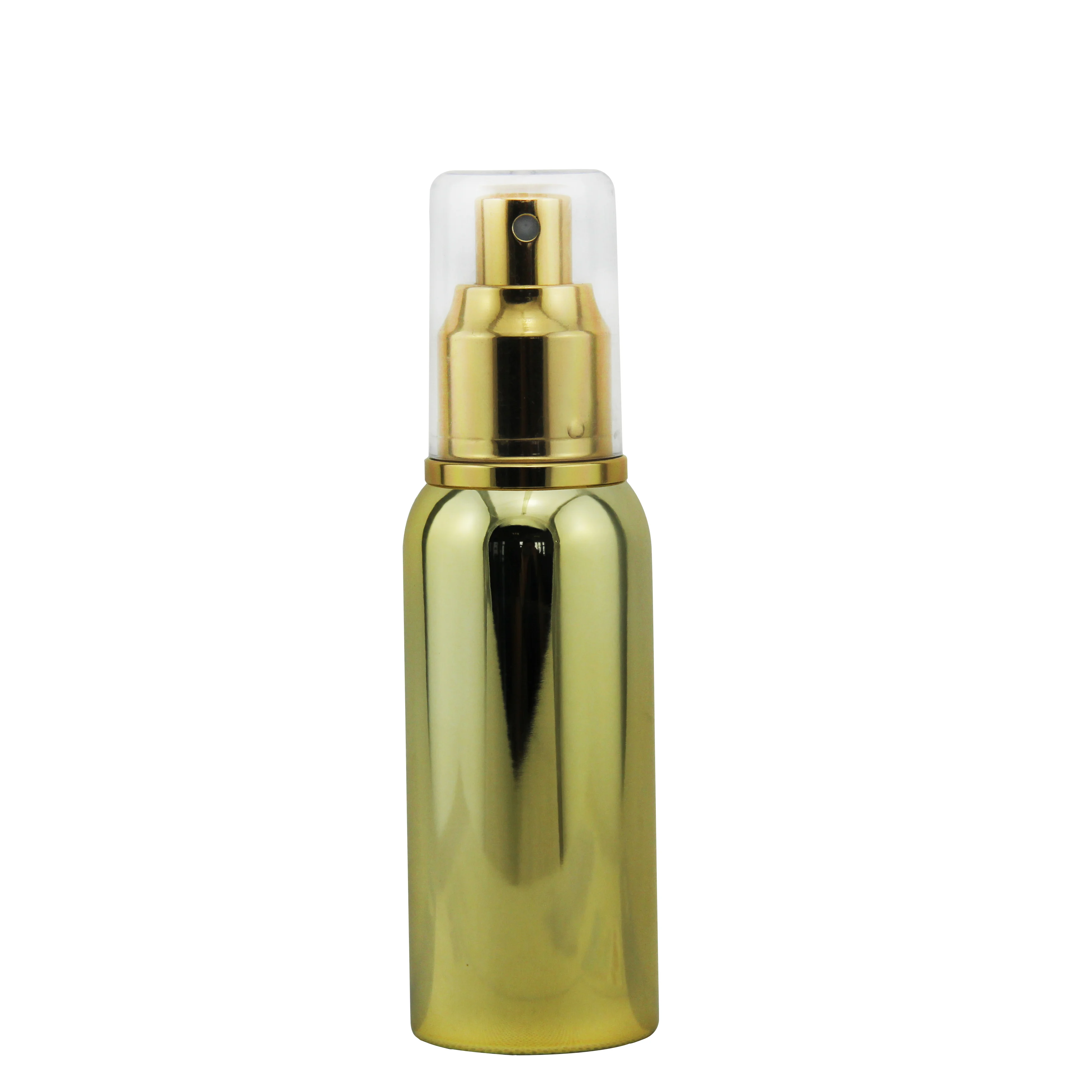 150ml Empty Refillable aluminum Fine Mist Spray Bottle Gold Sprayer Bottle Cosmetic Atomizers aluminum Spray Bottles