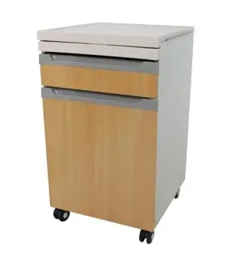 Medical Furniture Plastic ABS Movable Bedside table Hospital