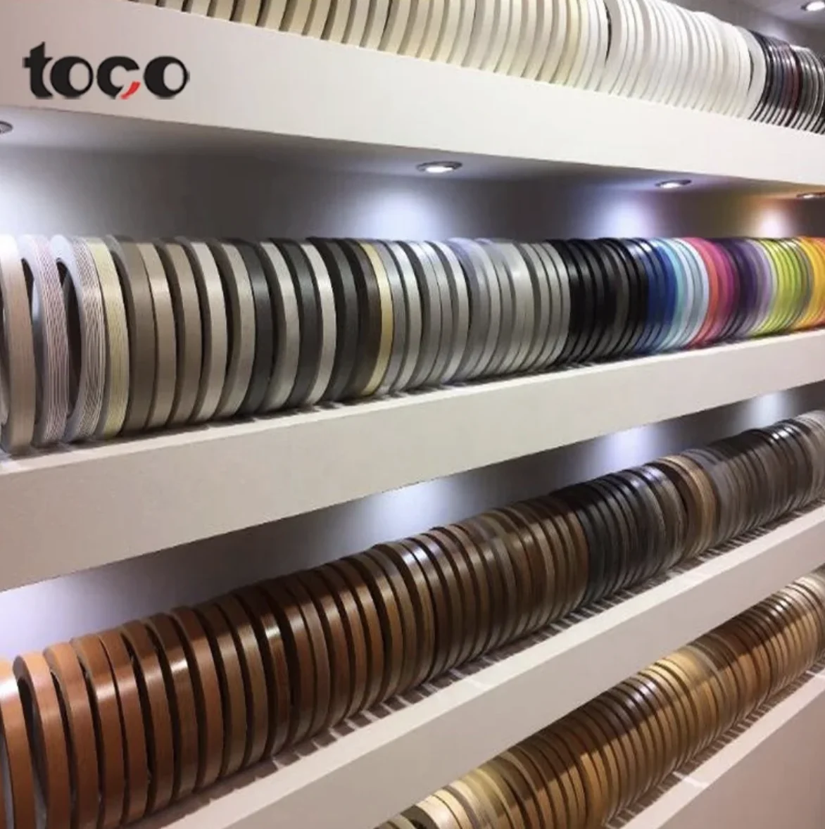 furniture accessories ABS/Acrylic/PVC edge banding High Quality edge banding tape tapacanto pvc edge for Cabinets