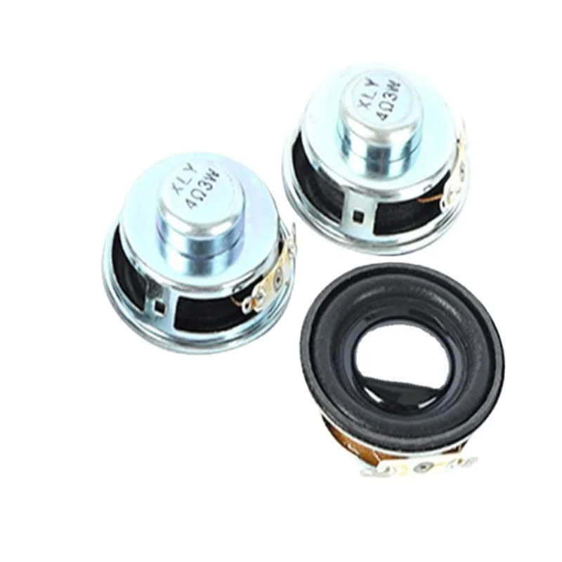 Passive Components 2 Style/batch High quality Loudspeaker Hoorn 3W 4R Diameter 4Cm Mini Reinforcer Rubber Package Acoustic Com