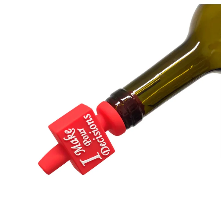 YDS Bar Party Wine Pour Spout with Silicone Seal and Stopper Stainless Steel Filter Pourer for Red or White Wine