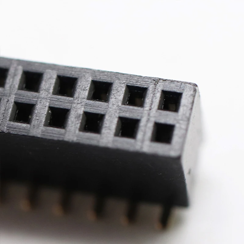 Factory wholesale OEM 1.27mm pitch female header Dual Single Row Height 2.1/3.4/4.4mm SMT Female Header Connector