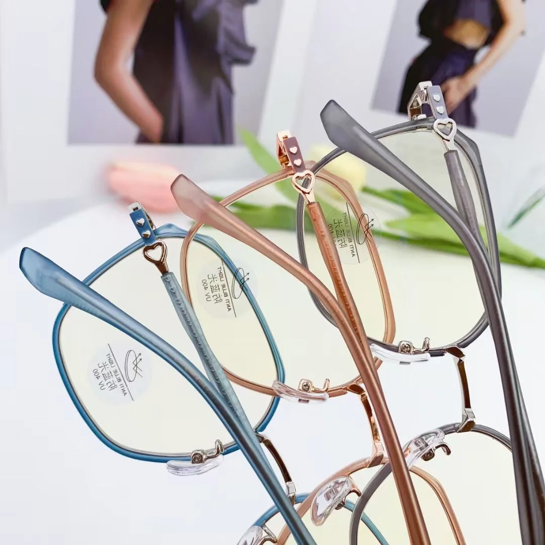
2020 Hot Sale TR90 Optical Frames Blue Light Blocking Glasses Anti Blue Light Glasses Fashion Design For Women WK0746 