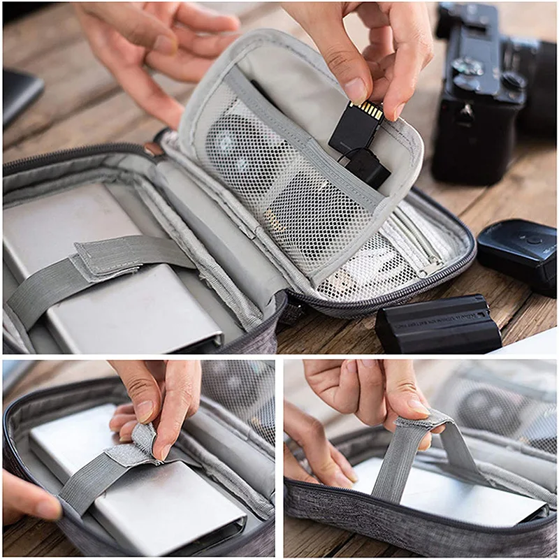 High Quality Digital Charger Storage Bag Earphone Wire Bag Power Bank Travel Kit Usb Data Cable Storage Bag