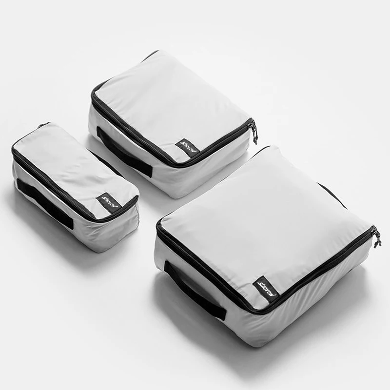 Customized Packing Cubes 3 Set Compression Packing Cubes for Travel for Luggage Suitcases Double Zipper Packing Cubes for Travel