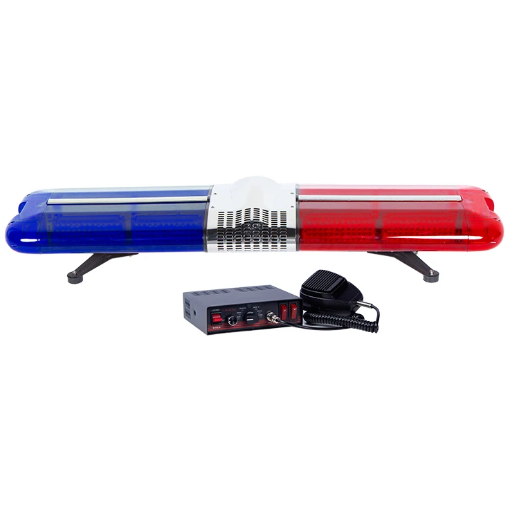 Factory led  flashing rotating blue red light bar police emergency warning lightbar top warning lights for vehicle