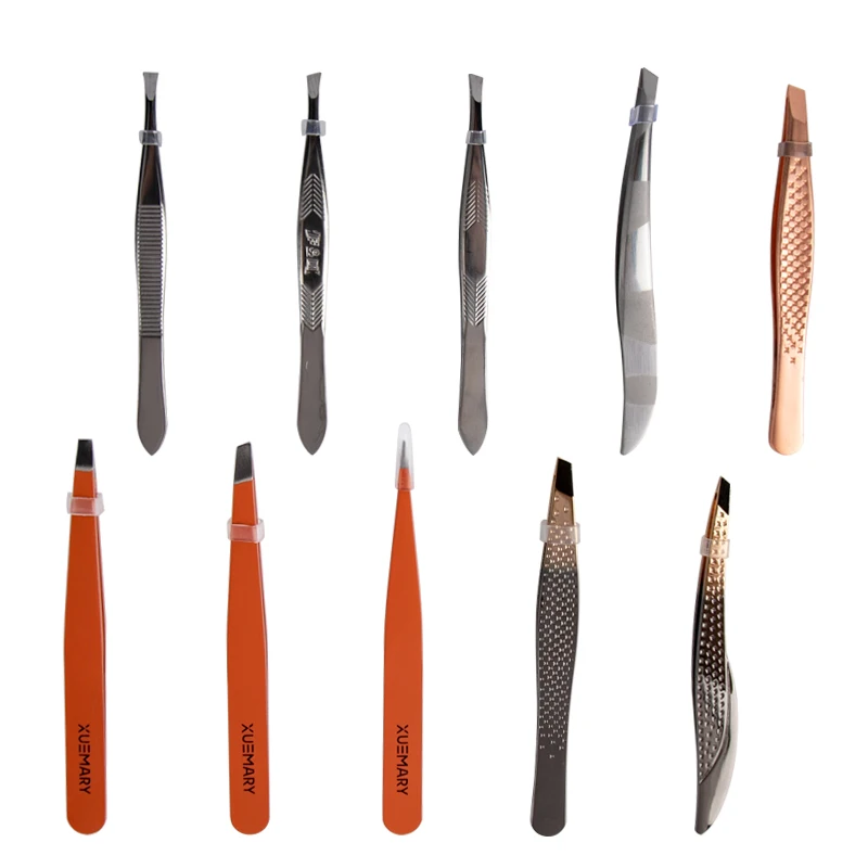 SBelle Factory  Facial Hair Removal Professional Stainless Steel   Eyebrow Tweezers custom logo