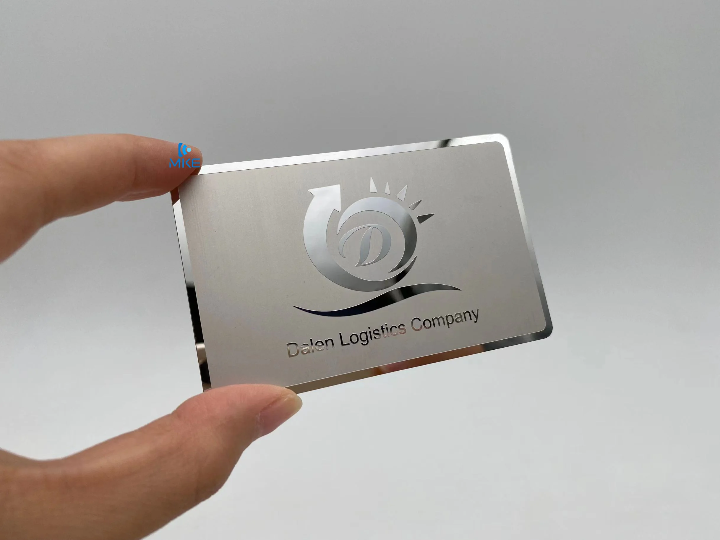 Luxury black and gold metal debit card