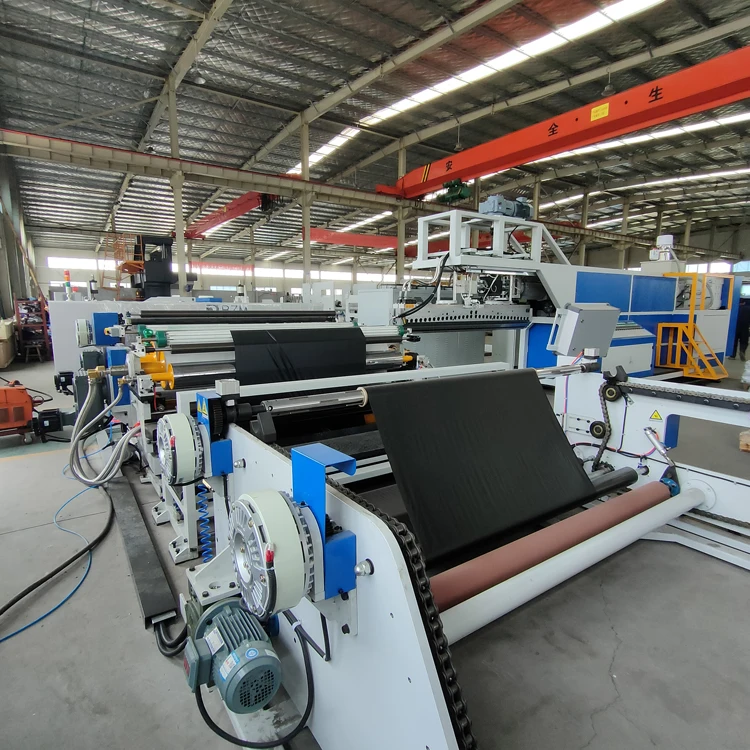 Hot melt adhesive coating machine for fabric woven non woven fabric lamination machine T die extruder laminating machine
