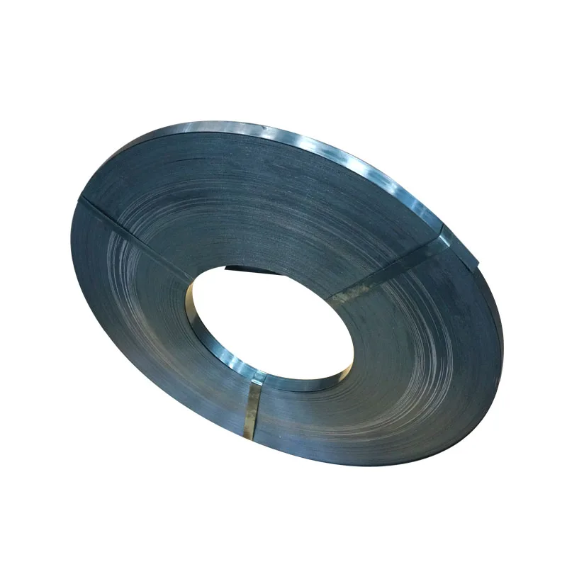 Factory price 0.6*19 mm waxed steel strapping  for packing bluing steel strapping