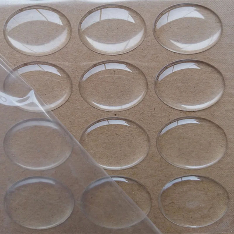 High Quality Eco-friendly Yellowing resistance Dome Resin Labels Soft Clear Oval Decoration Epoxy Resin Sticker