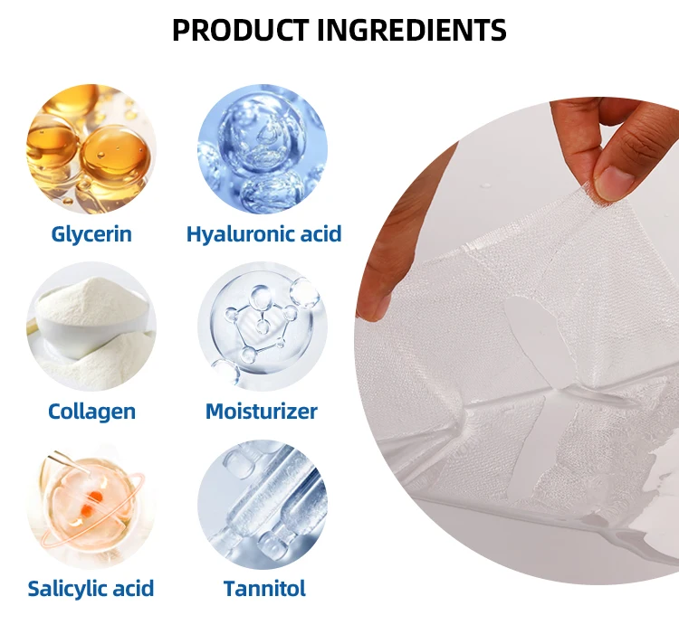 2024Hot Selling Beauty Product Microcrystalline Cellulose Mask Natural Organic Skin Wrinkle Moisturizing Facial Brightening