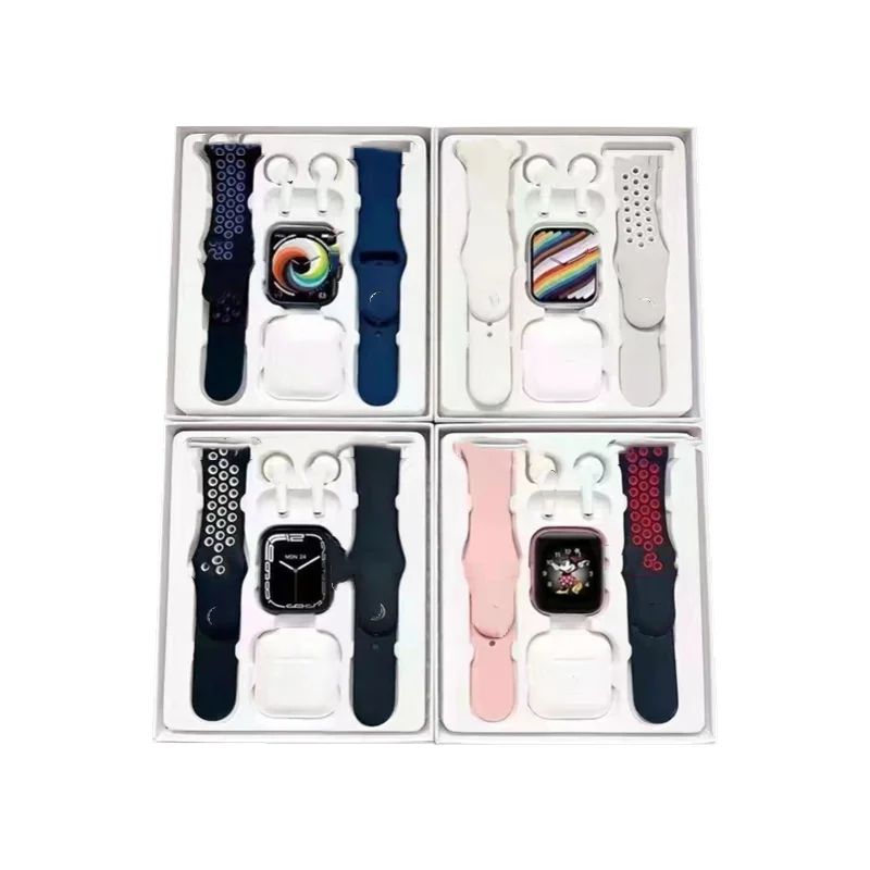 T55 PRO MAX Smart Watch Series 8 Phone Call Reloj Inteligente Waterproof Smartwatch T55PROMAX with Headphones Headsets Earbuds