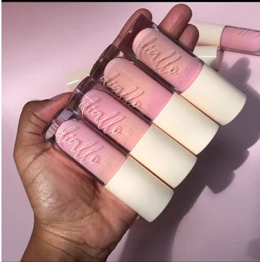 Low Moq Custom 2021 lipgloss tube White Lip Gloss Containers Tube With Wand