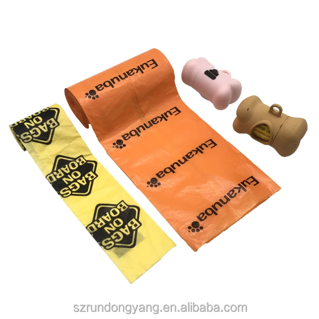 Eco Friendly Green Biodegradable Poop Bags Compostable Pet Bag Custom Logo Dog Holder