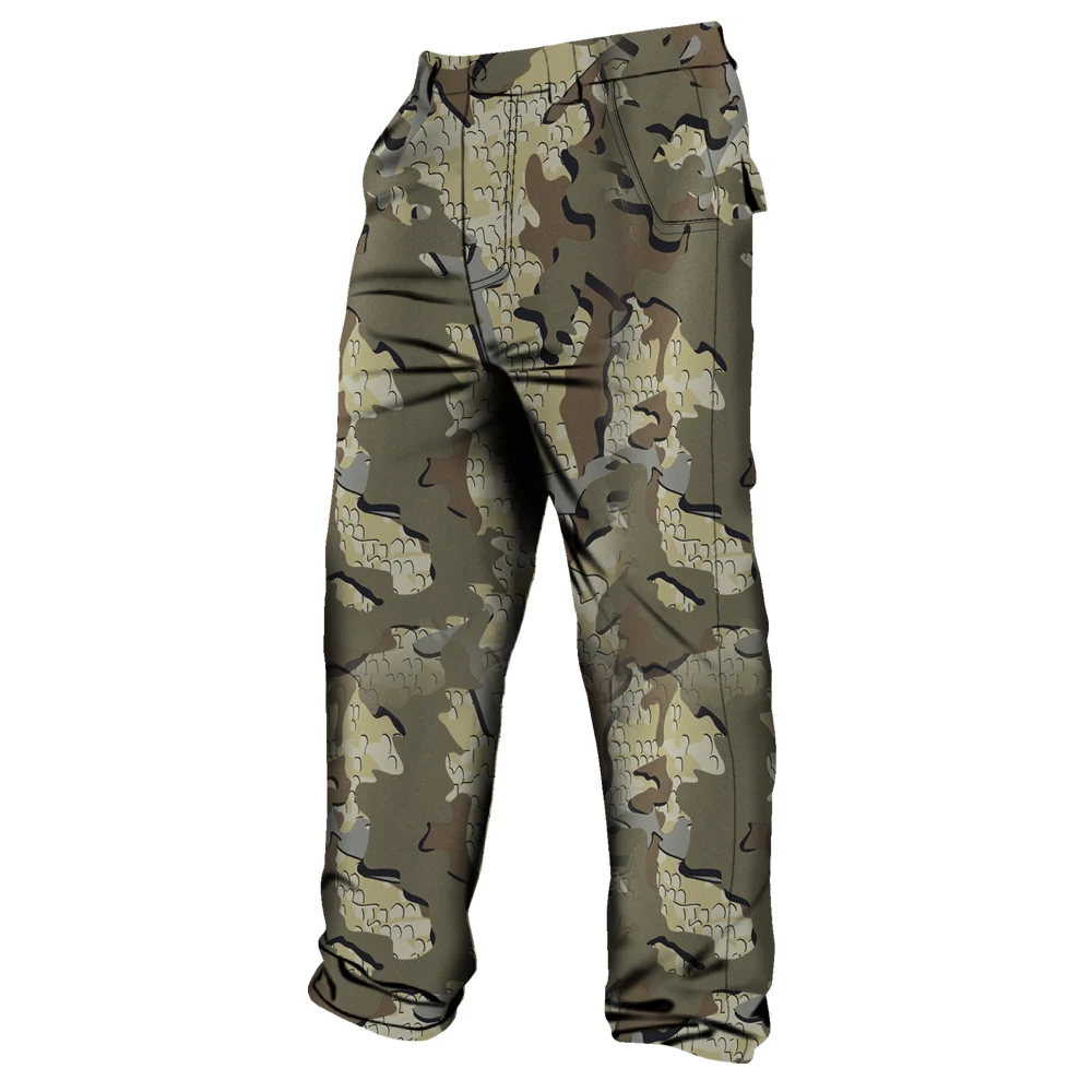 Warm fleece fabric  camouflage reflective hunting jacket hunting wear hunting clothes