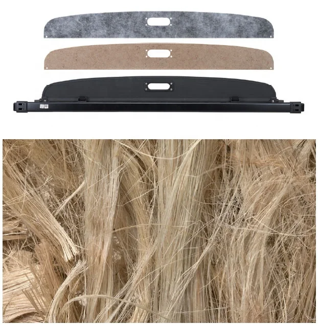 Hemp Fiber Reinforced Polypropylene Composites(NFPP) Supplier for Car door panel automotive interior parts