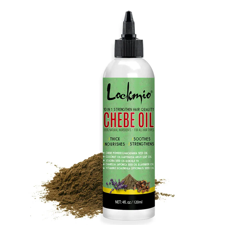 Private Label Chad Africa 10 in 1 Chebe Serum with Chebe Powder for Regrowth Nourishes and Strengthen Hair Loss Growth Chebe Oil