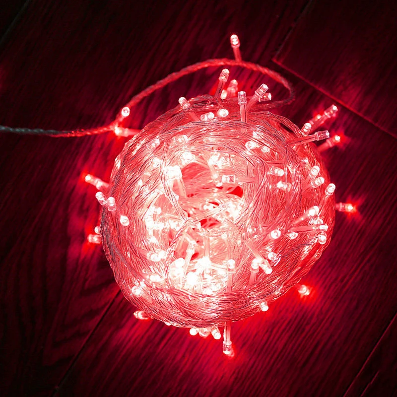 Holiday Wedding Christmas Decoration Waterproof LED Decor Light Garland Outdoor PVC String Lights Christmas lights