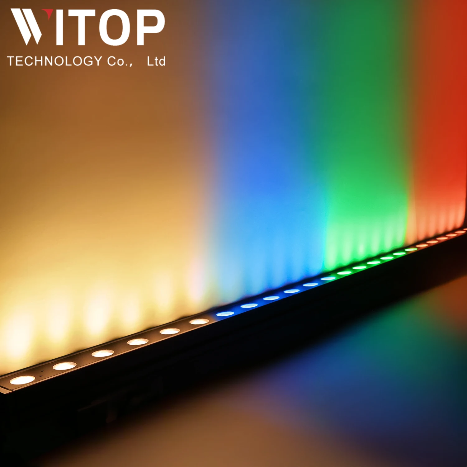Outdoor waterproof linear LED wall washer DMX controlled garden bridge decoration building wall landscape lighting wall washer