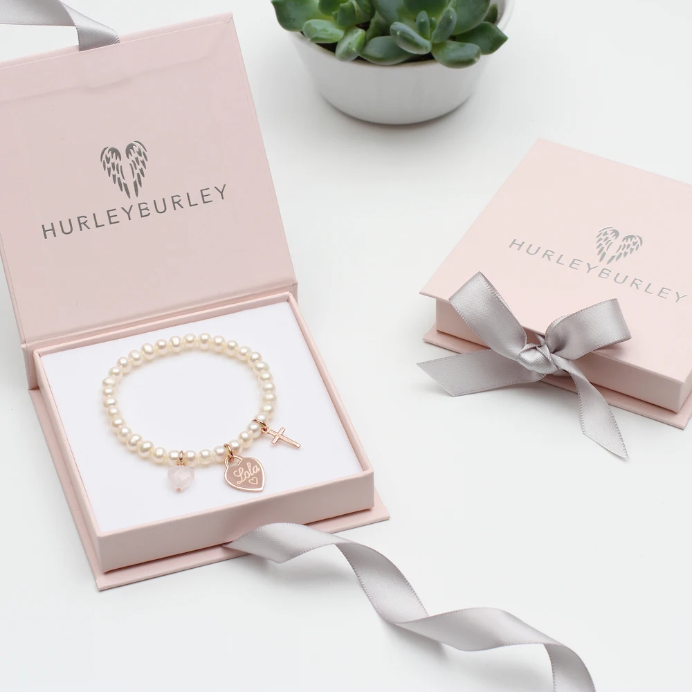 Custom Logo Necklace Gift Packaging Magnetic Paper Jewelry Box