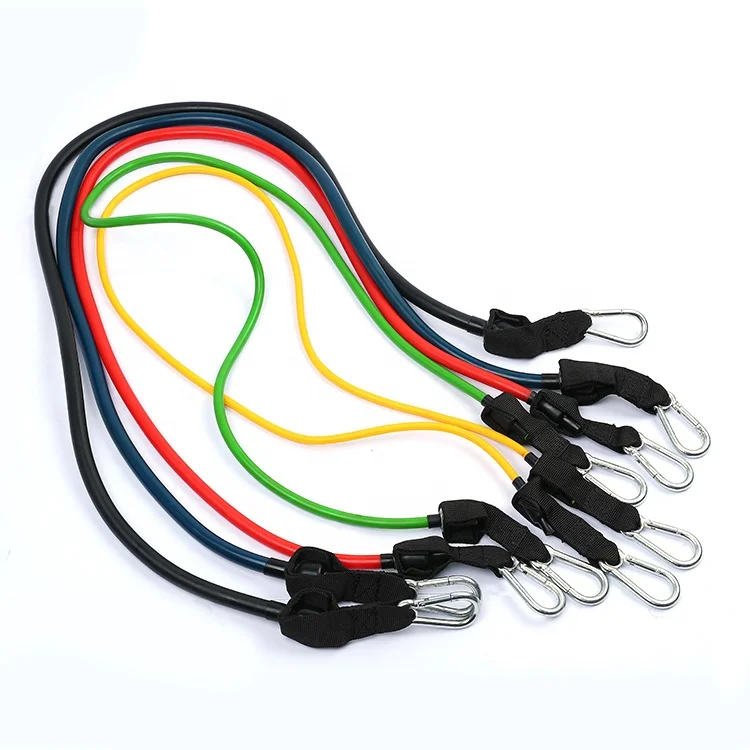 Factory Price Bodylastics Resistance Bands, black mountain resistance tube bands ankle With Handles