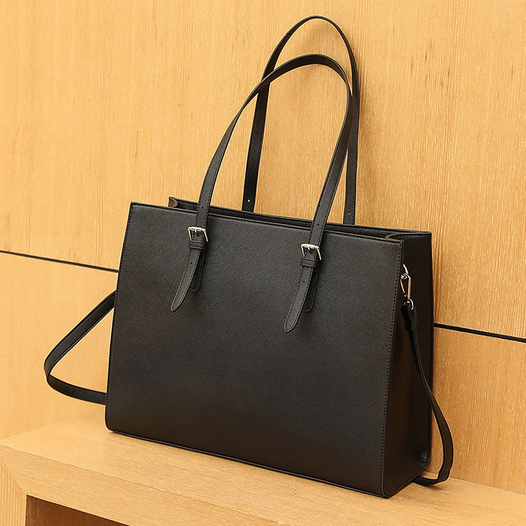 Ladies Laptop Bag Shoulder Tote Bag Suitable for Office Business Work Travel Portable Large Capacity Leather PU Polyester 5pcs