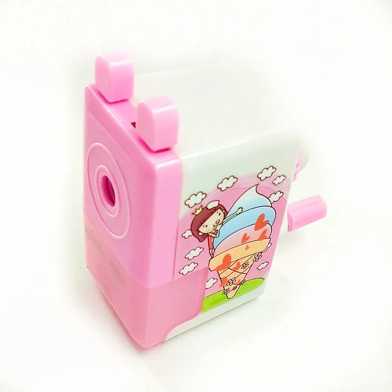 Portable Manual Desktop Sharpener With Single Hole School Hand Crank Pencil Sharpener