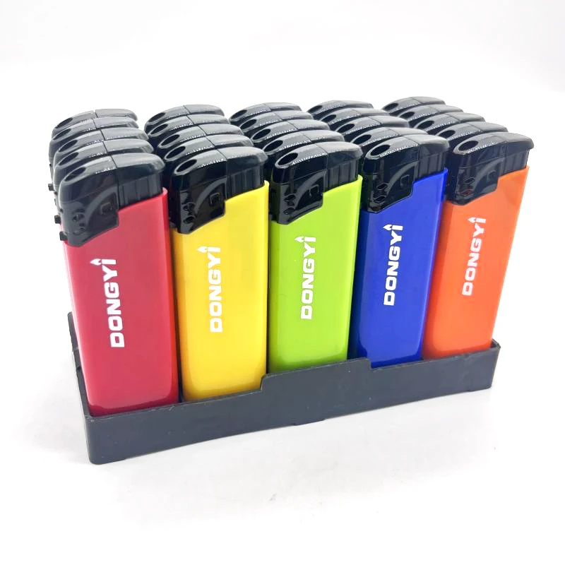 China Produced Butane Electric Gas Lighter Piezo Spark Ignition Lighters For Smoking Cigarette