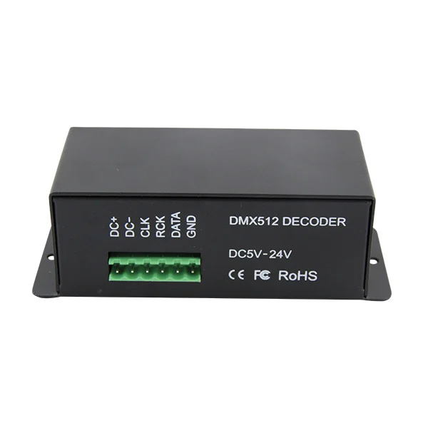 BC-802 Wholesale DMX Decoder 512 WS 2811 Pixel Led DMX SPI Decoder