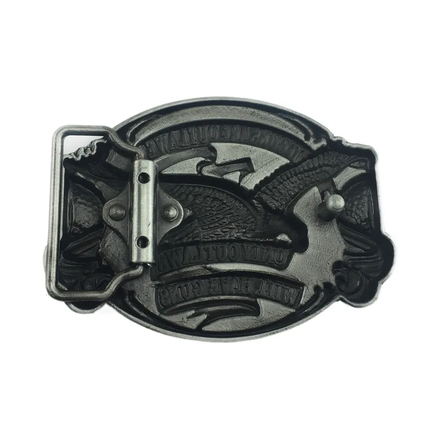 Zinc Alloy Eagle Belt Vintage Casual Western Denim Metal Belt buckle