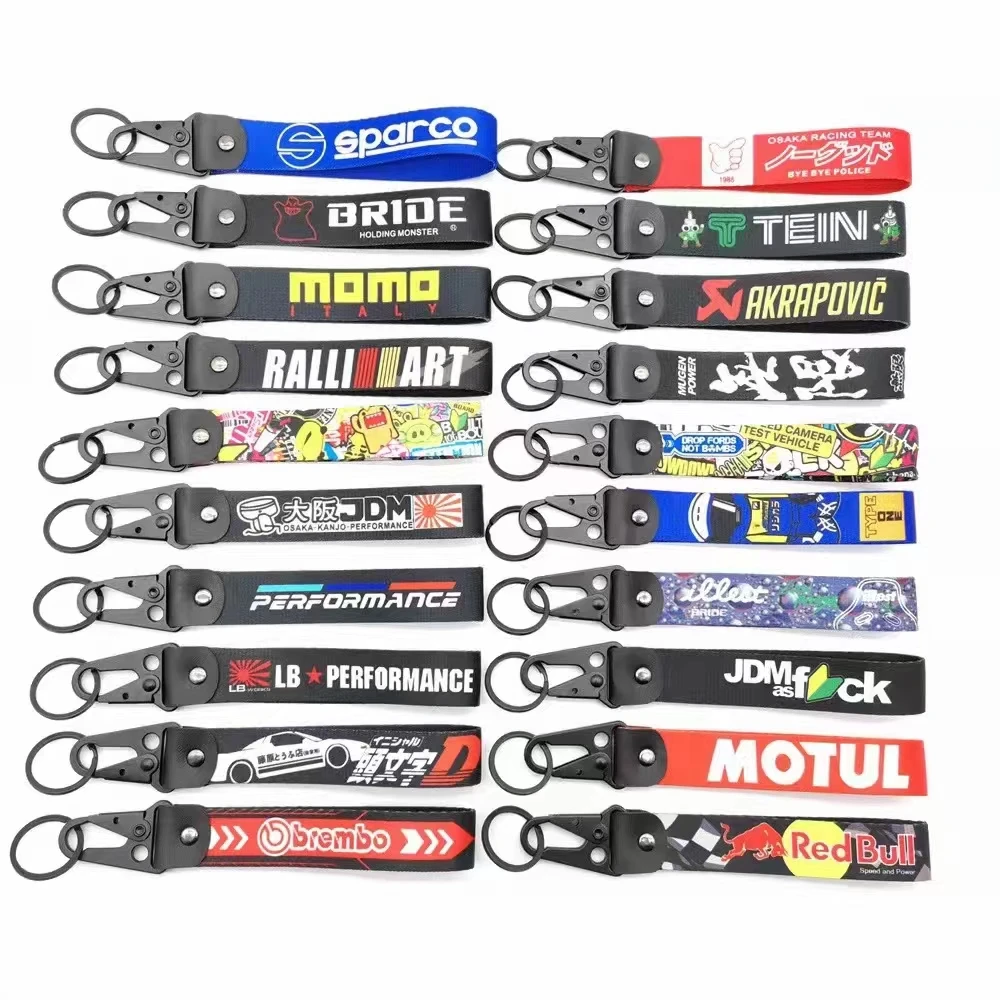 New Products JDM Style Lanyard Auto Racing Neck Lanyards for Mobile Phone