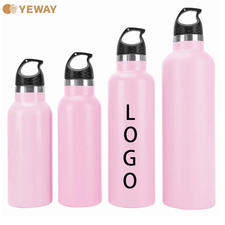 Yeway 2022 cheap stainless steel thermos vacuum flasks drinking water bottle customizable gradient bike ss water bottle