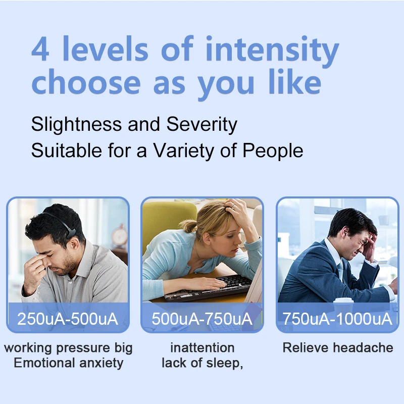 New Design tDCS Medical Enhance Memory Brain Stimulation Autism Depression Epilepsy Autism Therapy Head Massage Device