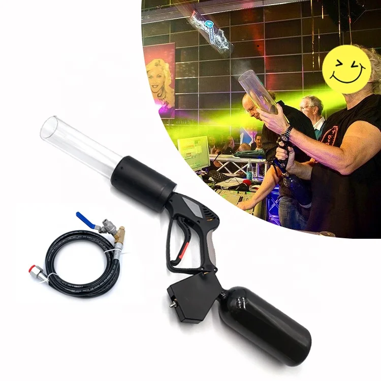 DELIFX Chinese Original Product Air Cannon T-Shirt Launcher 5-10MPA Long Service-life Shooter Gun with Inflatable Gas Bottle
