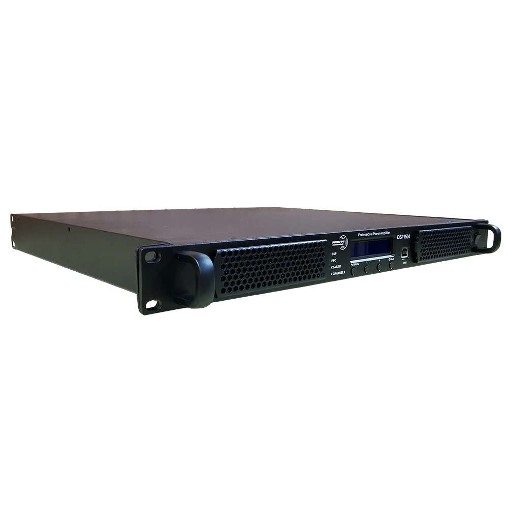 DSP1504 4*1500W@8ohms 4 Channel Class D Power Amplifier for Pro Speaker