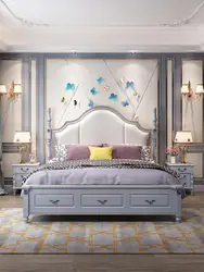 Luxury Design  Bed European Classic Royal Luxury Golden Wooden Bed Deluxe double bed