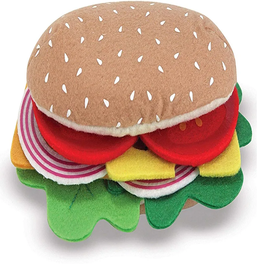 
Felt Play Food Sandwich Set (Pretend Play-Easy to Clean-Includes Play Ideas-33 Durable Pieces) 