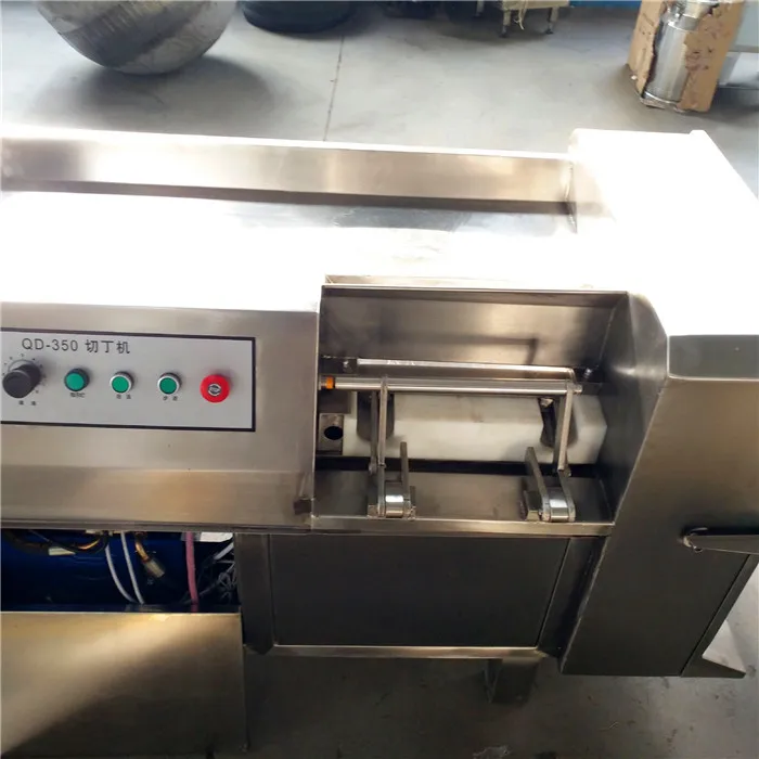 High efficiency automatic frozen meat dicer cube cutting machine meat dicer machine cubes