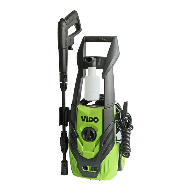 VIDO portable 220v 125bar bar china power electric high pressure car washer cleaner nozzle water pump