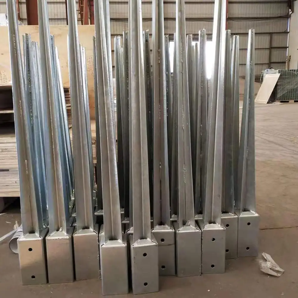 
Hot dipped Galvanzied square style pole anchor for post 