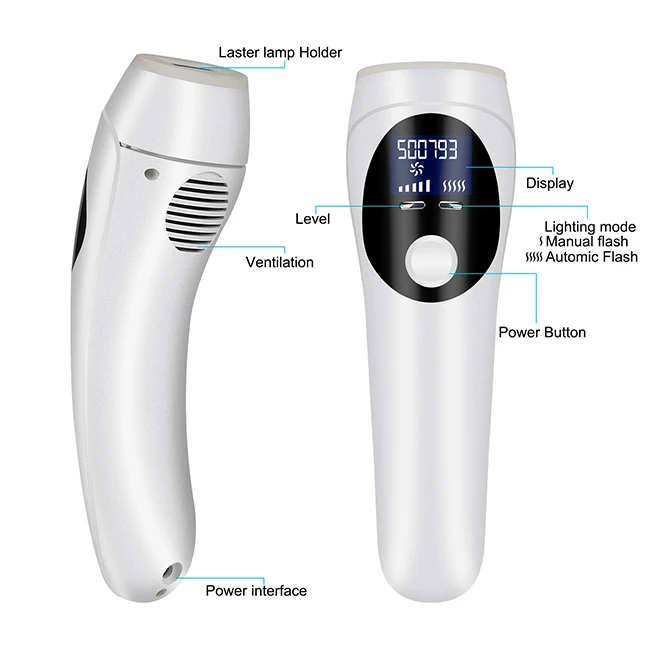 Лидер продаж, лазерный аппарат для удаления волос Ipl, портативный аппарат для удаления волос по низкой цене с ЖК-дисплеем