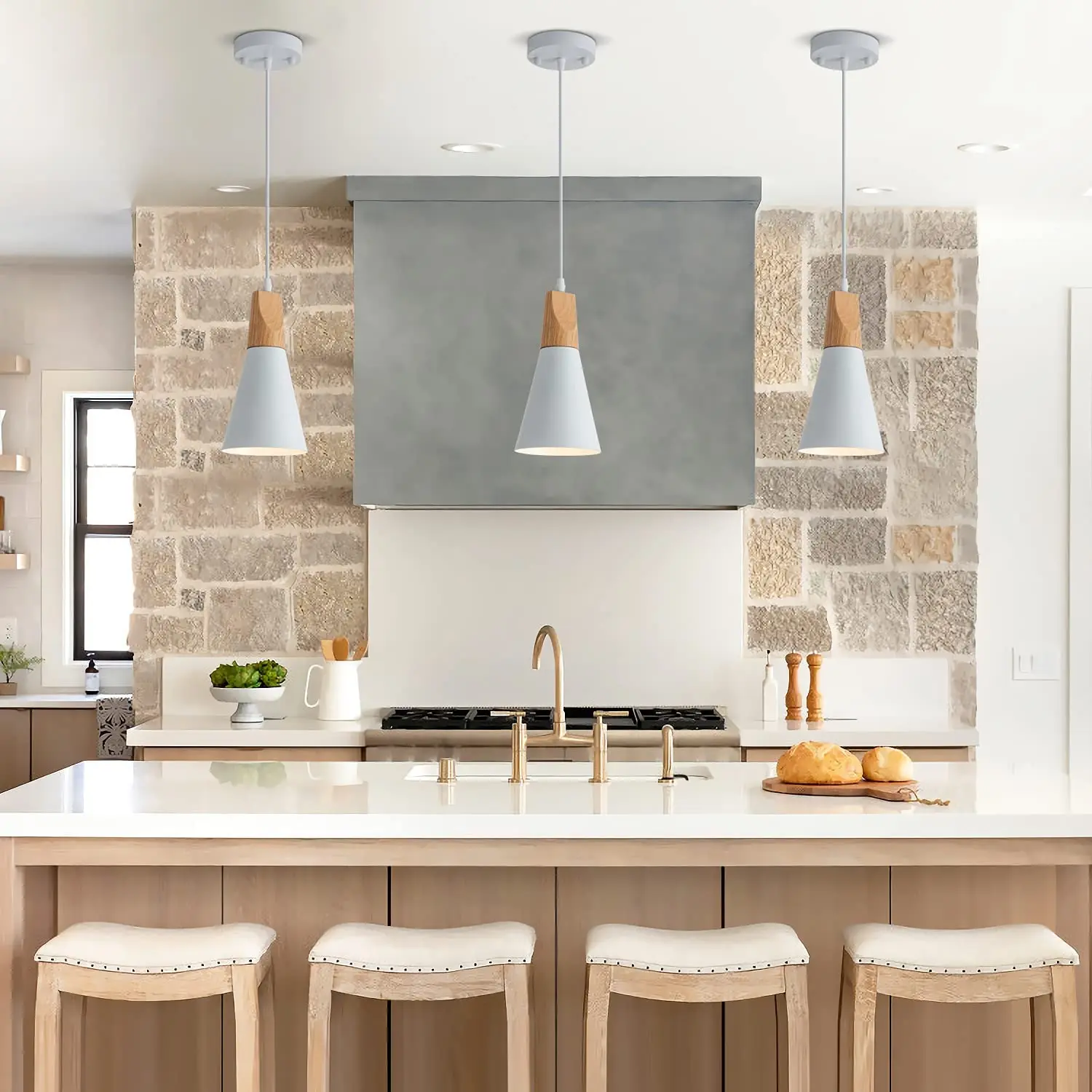 OEM ODM factory direct sell simple luxury style wood metal bulb pendant chandelier indoor lighting lamp for decor