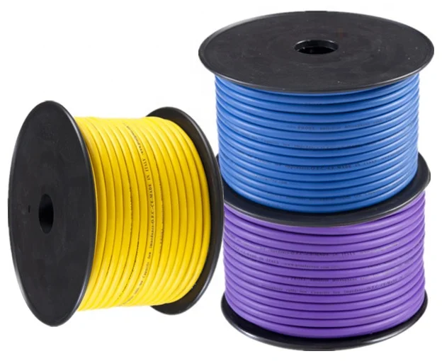 High end and low noise audio cable wire microphone cables yellow color flexible speaker cable for karaoke system